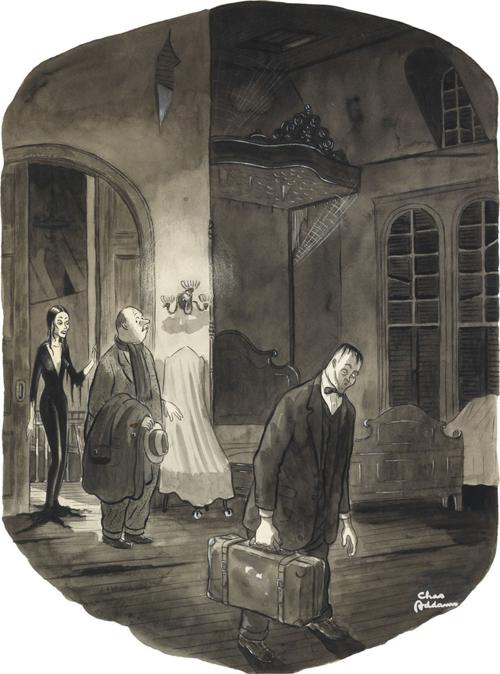 Original Addams Family illustration brings $20K