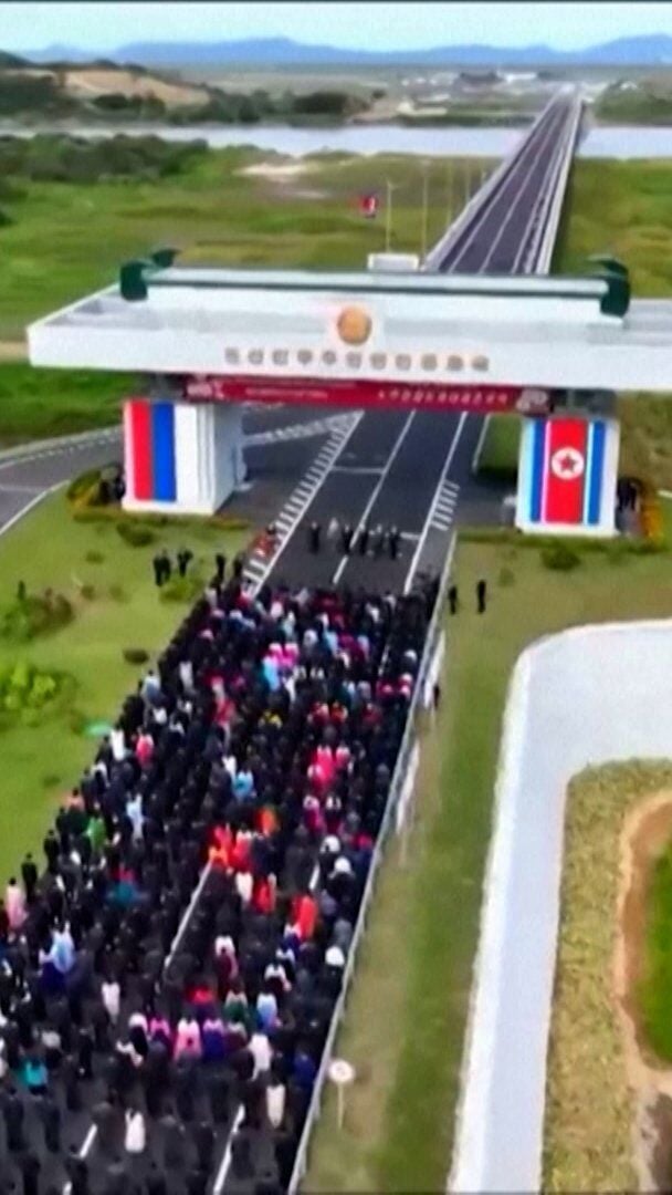 Russia and North Korea open first road bridge as ties deepen