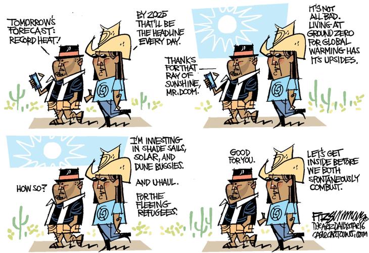 Daily Fitz Cartoon: Heat