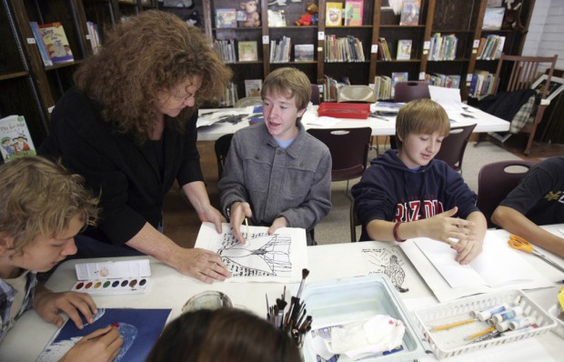 Green Fields students take part in art program   