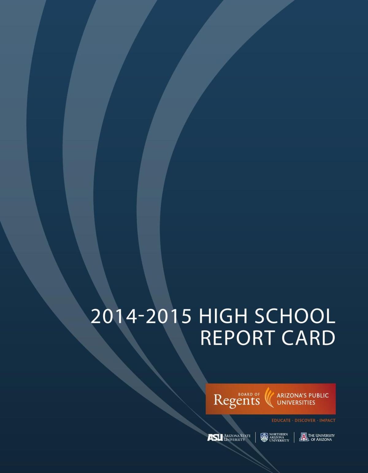 2014-2015 Arizona High School Report Card