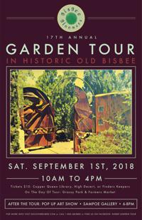 Garden tours, knitting and yarn art in Southern Arizona