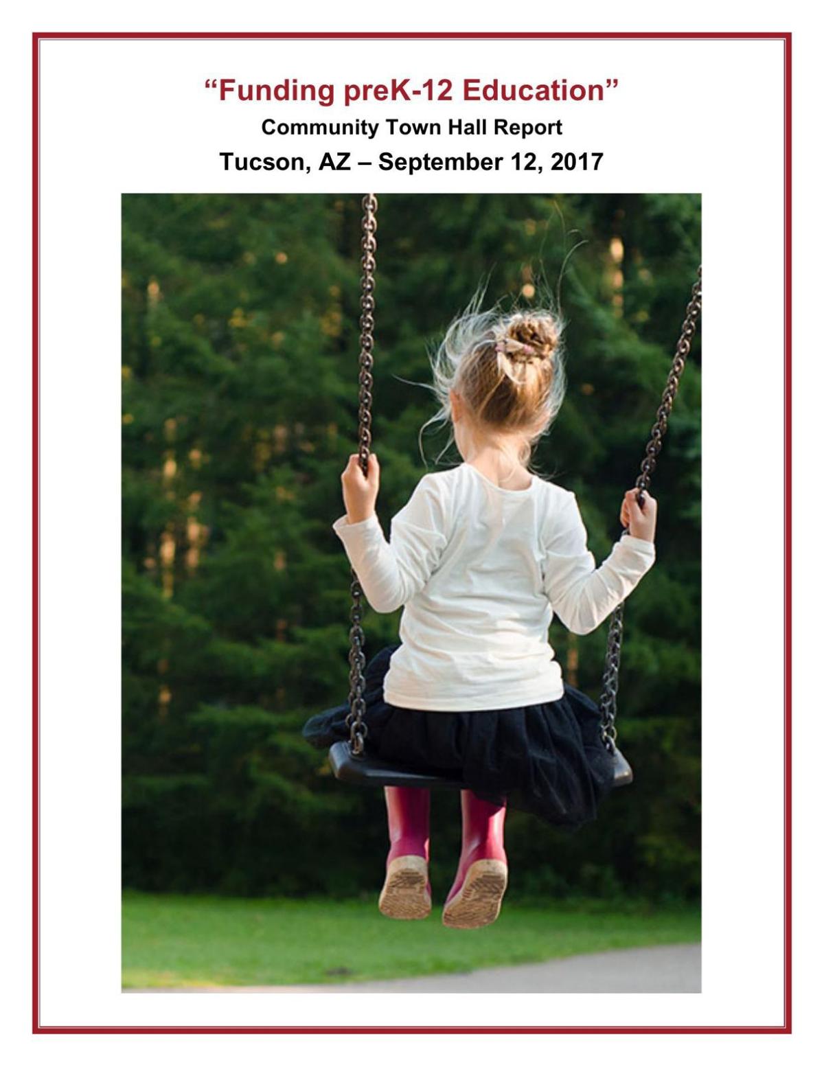 “Funding preK-12 Education” Community Town Hall Report