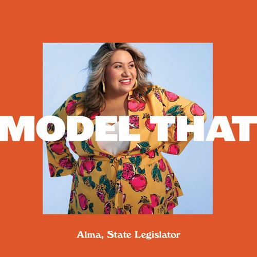 State Rep.and model Alma Hernandez