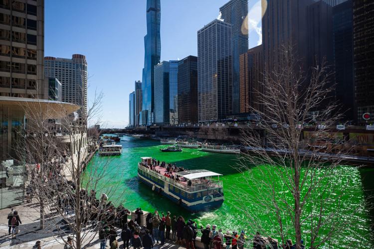 Why Chicago dyes its river green for St. Patrick's Day