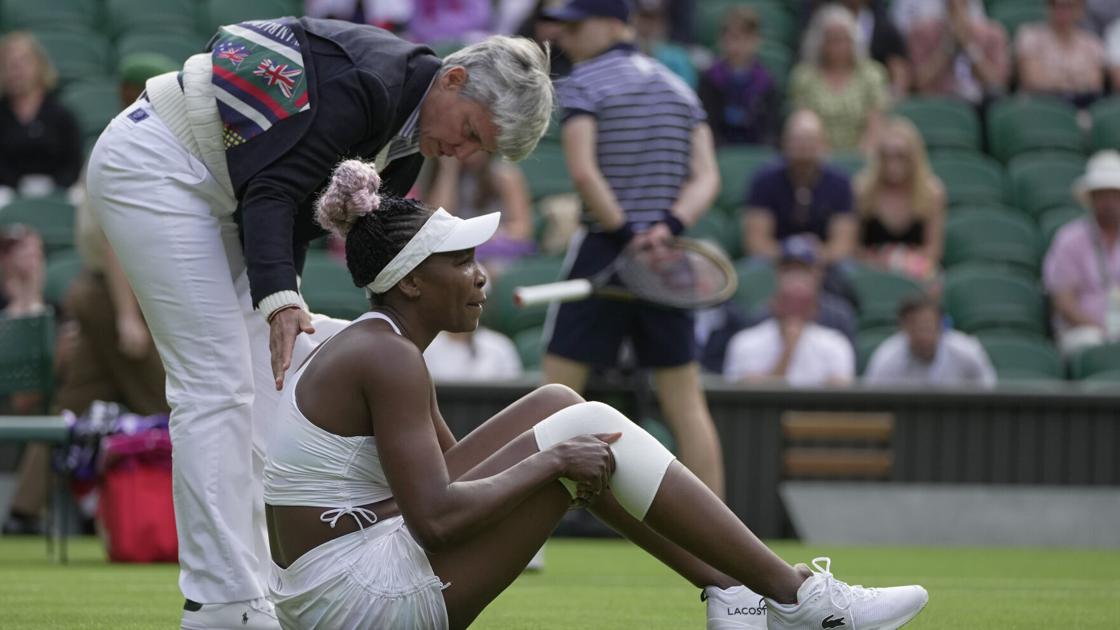 Venus Williams exits Wimbledon in first round