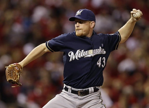 NLCS: Brewers 4, Cardinals 2: Wolf baffles Cardinals; Brewers tie series   