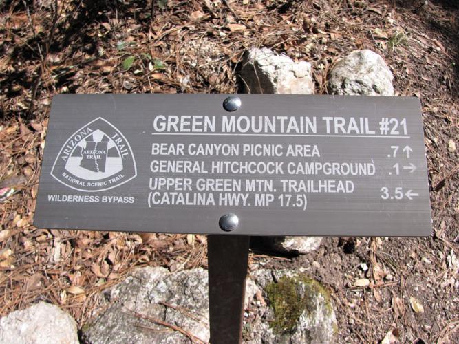 Trailside sign
