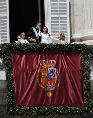 King Felipe VI, Letizia, Sofia, Leonor