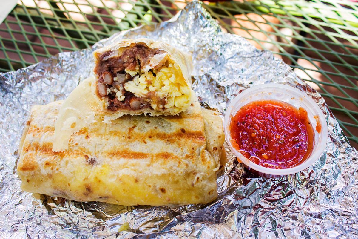 Barrista del Barrio breakfast burrito
