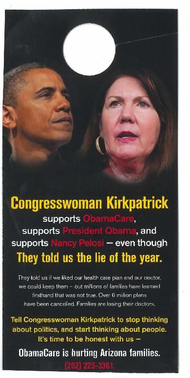 Anonymous door hanger, Kirkpatrick