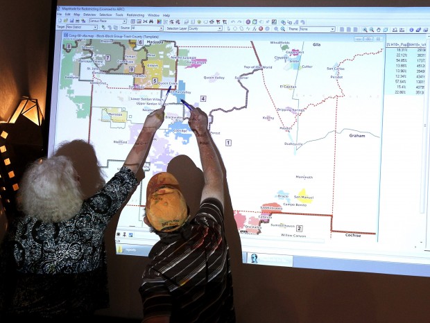 Latest proposed map puts Tucson into three congressional districts   