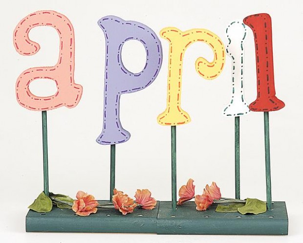 Create floating letters  
