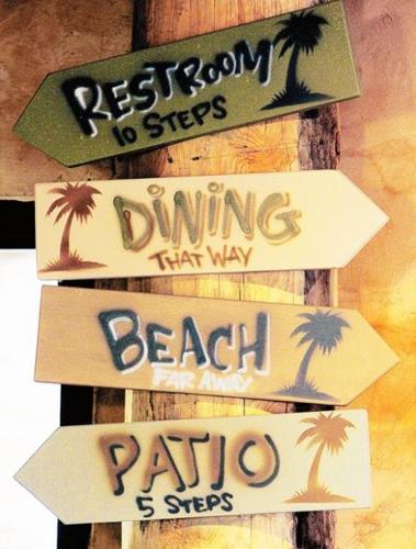 Grab board and go menu surfin' all day at the Sunny Daze Cafe  
