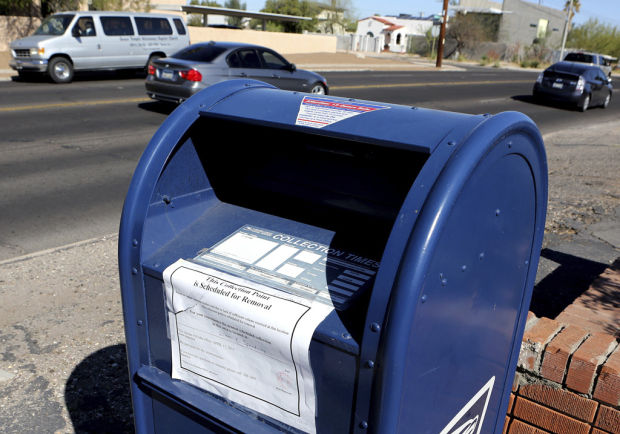1 in 10 big blue mailboxes will leave    