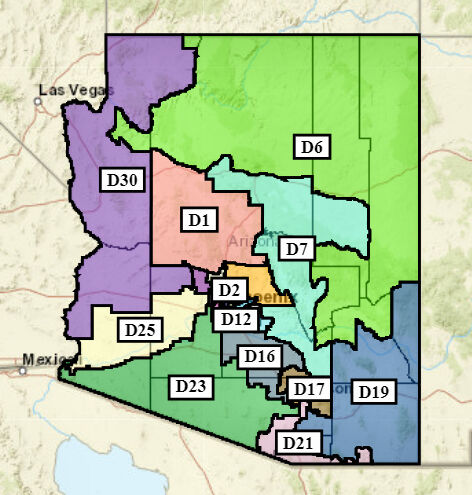 New Arizona legislative districts