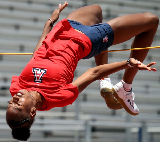 Arizona Track and Field Patrick Finley For Barrett, finale is leap of