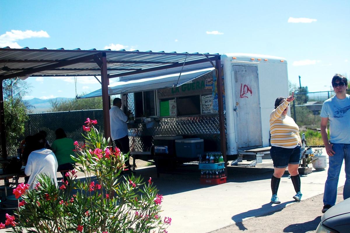 Taco No. 5 It's chicharron, but it's not crispy Tucson