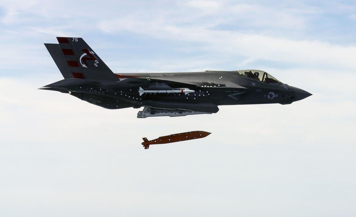 Raytheon glide bomb deployed from Navy F-35