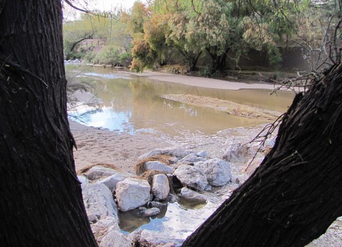 Alamo Wash with water