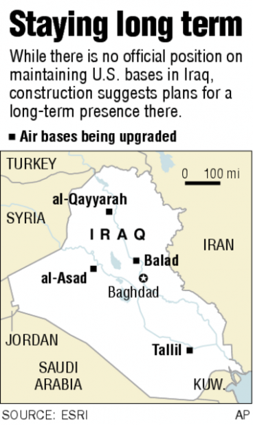 Huge bases raise question: Is U.S. in Iraq to stay?  