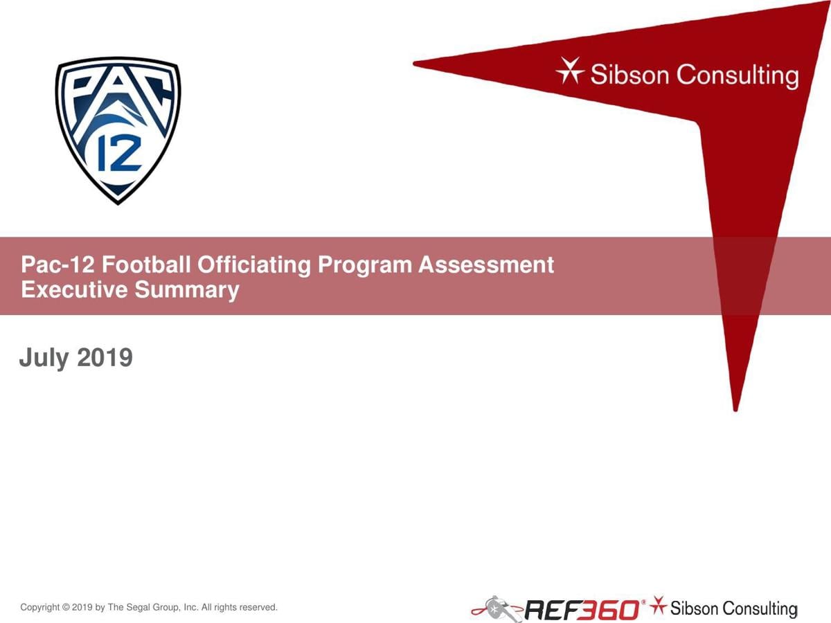 Pac-12 officiating review