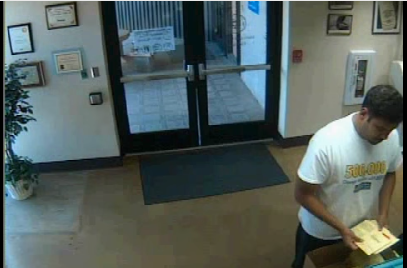 Man drops off early ballots