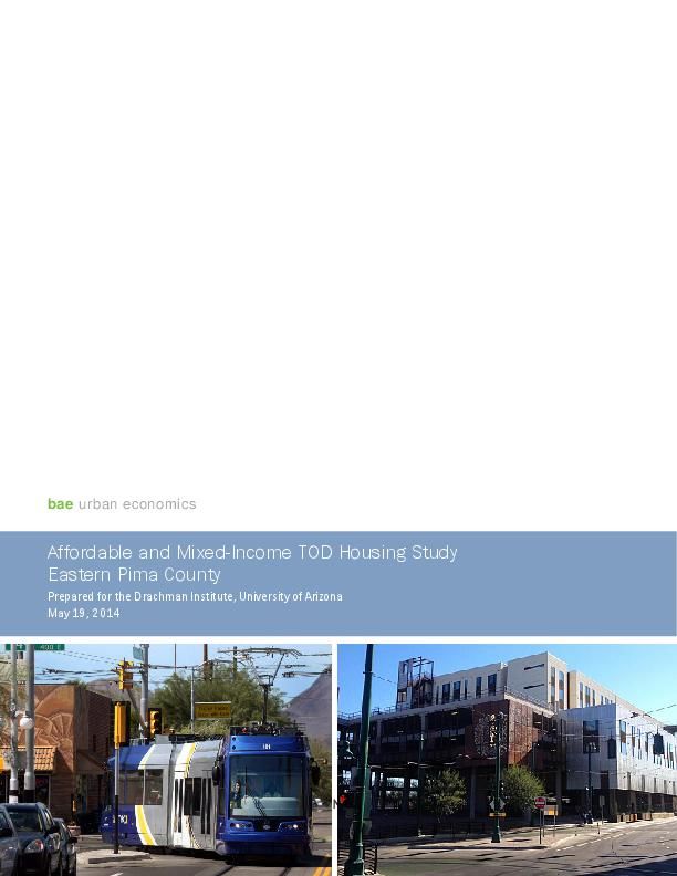 Affordable and mixed-use housing in Pima County