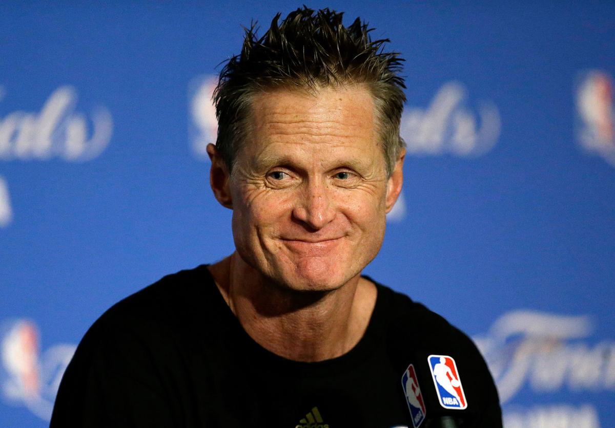 Photos of NBA championship coach Steve Kerr through the years