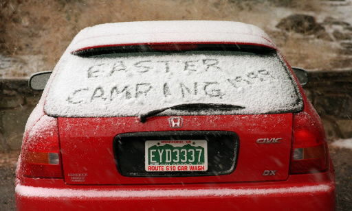 Easter snow