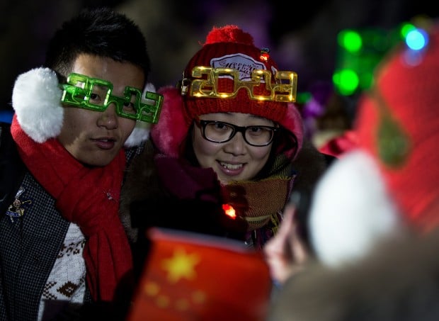 The world celebrates the New Year