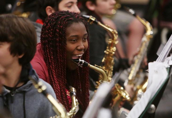 Band teacher Phillip Switzer