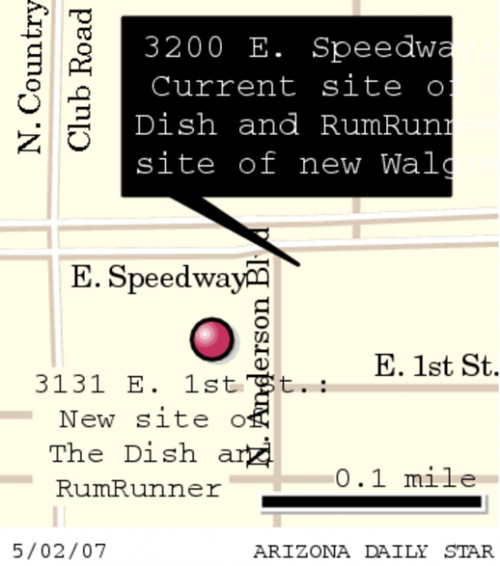 The Dish, RumRunner moving to new site  