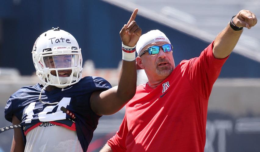 Arizona Wildcats football practice (copy)