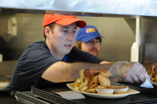 Chicken fingers and fries