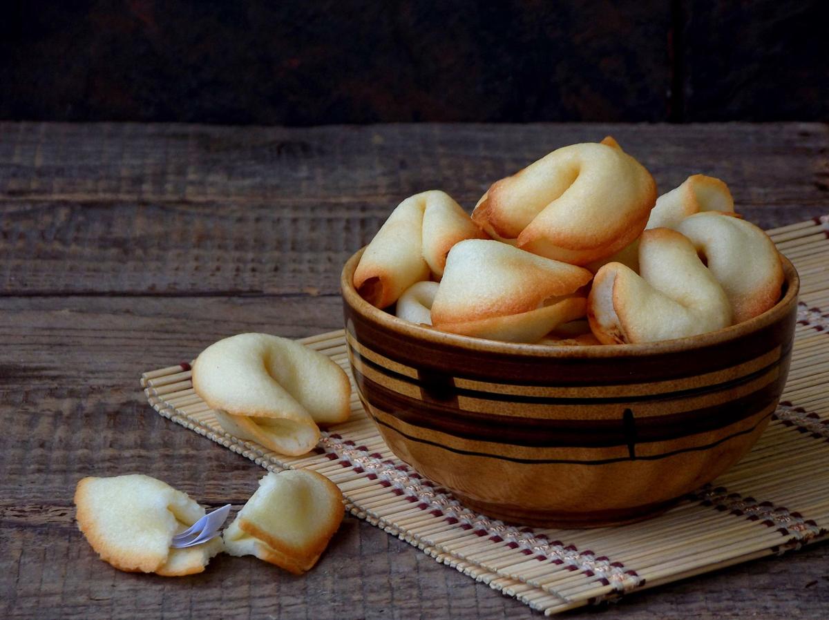 If you're looking for a creative food contribution for a New Year's fete, these fortune cookies are the answer.