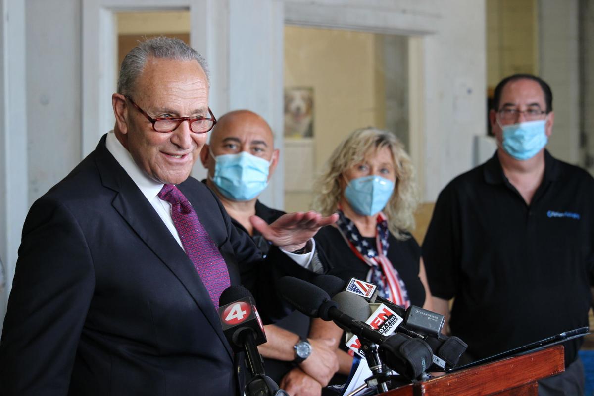 Schumer speaks at Partners Packaging (copy) (copy)