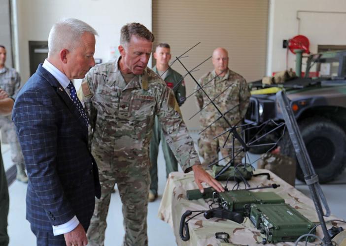 Congressman Jeff Van Drew toured 177th Fighter Wing