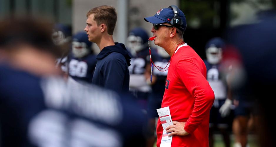 Arizona fall football practice