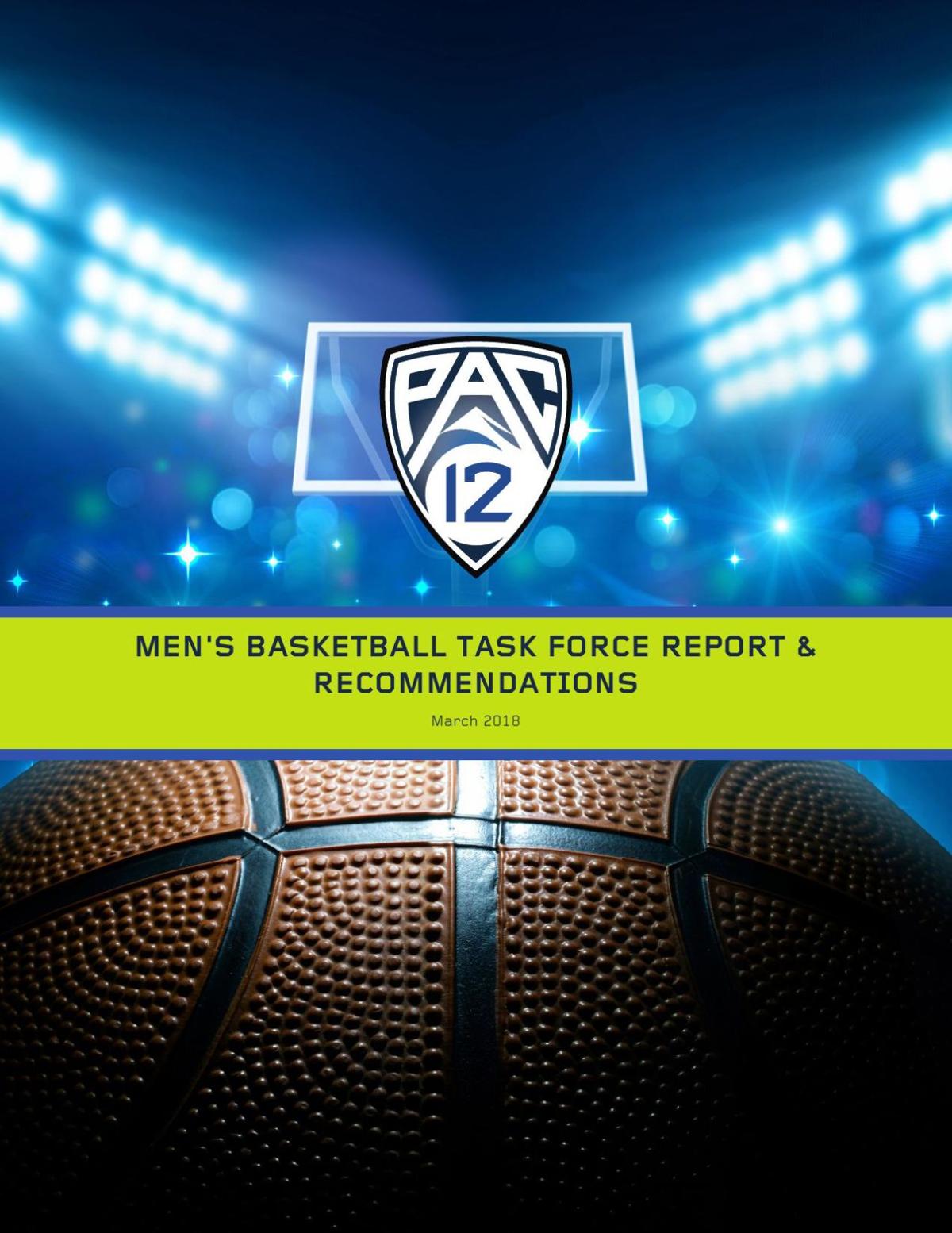 Pac-12 task force report