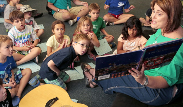 Kids camping out at the JCC    