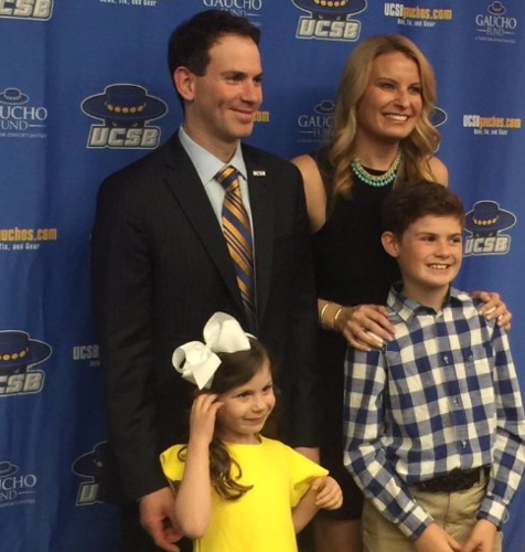 April 4: Joe Pasternack praises Sean Miller, Arizona Wildcats as he's introduced at UCSB