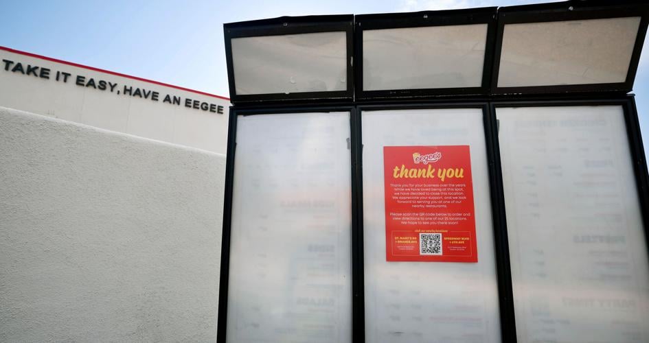 Eegees closes four Tucson stores, files for bankruptcy