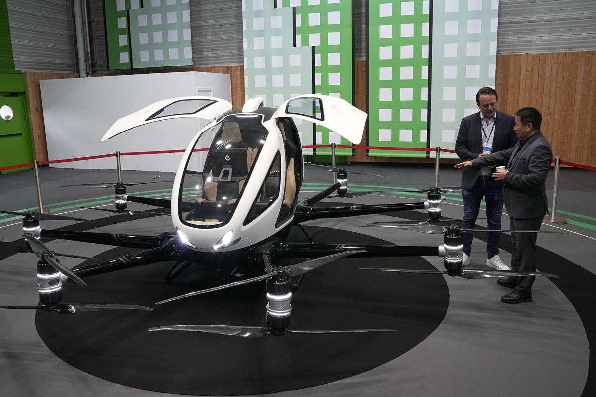 Lean green flying machines take wing in Paris, heralding transport  revolution