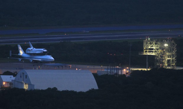 Space shuttle Endeavour's last stop
