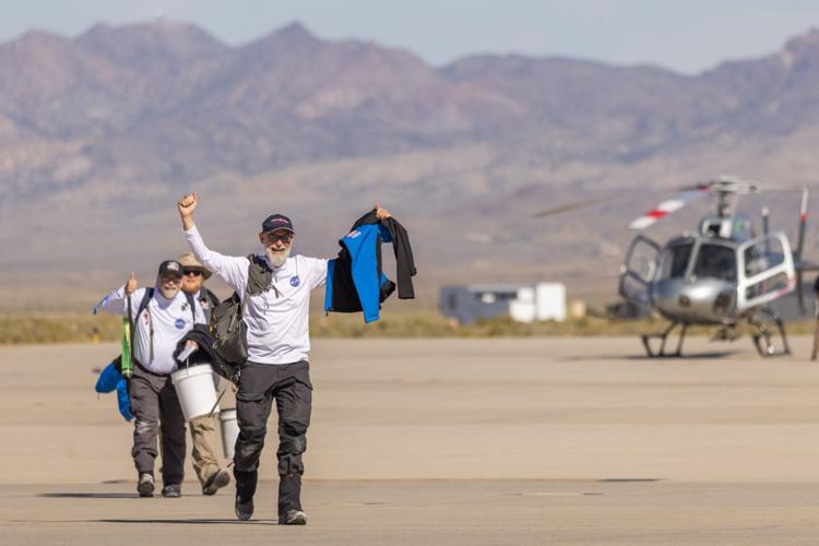 OSIRIS-REx landing -- triumphant Lauretta
