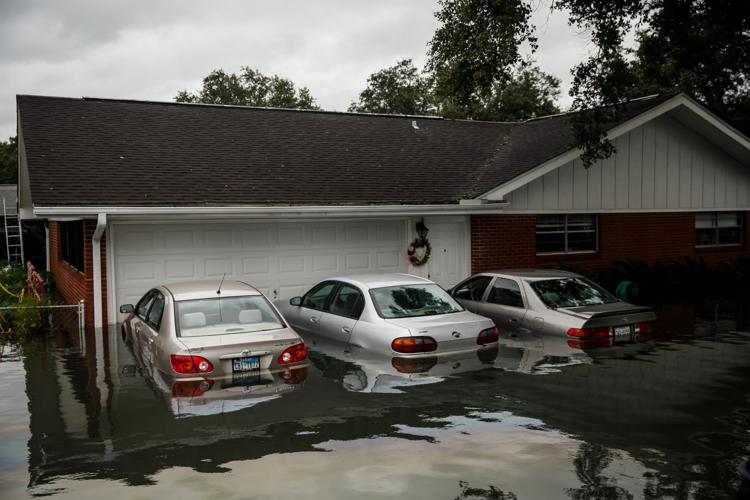 Harvey flooded cars