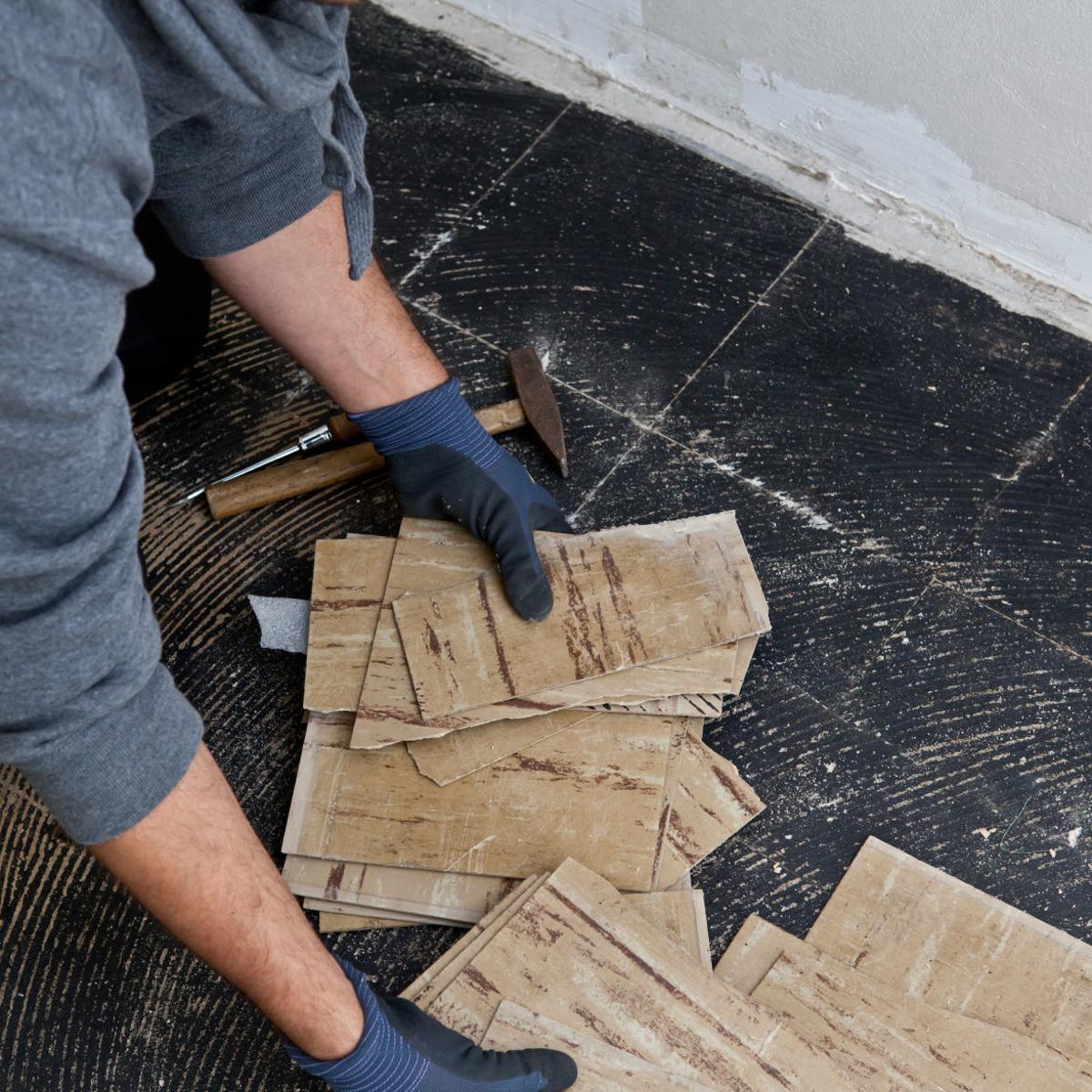 Rosie On The House How Do You Remove Adhesive From Concrete