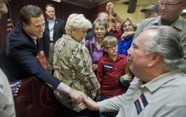 Santorum stumps for votes in Tucson    