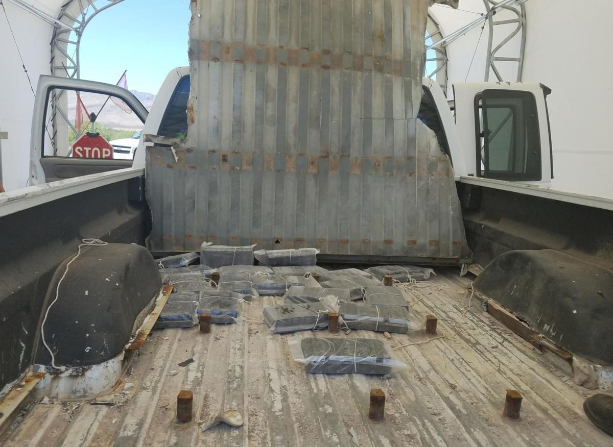 Cocaine hidden in truck